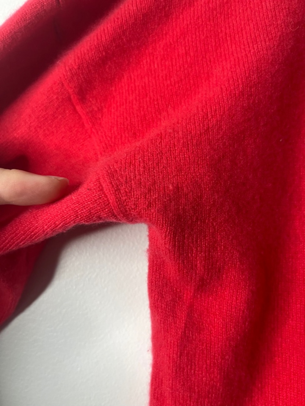 J. Crew 100% Cashmere Bright Pink Mock Neck Sweater Women's M - Picture 9 of 9